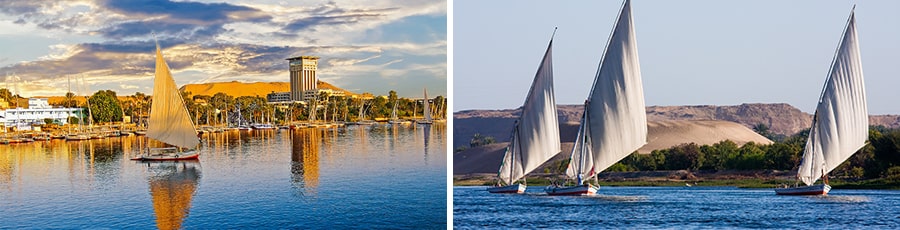 Nile River - Felucca Views
