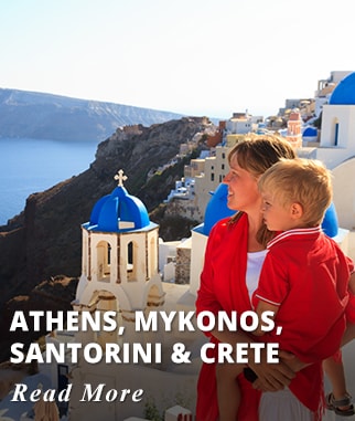 Athens - Mykonos - Santorini & Crete Tour