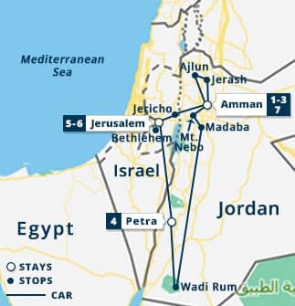jerusalem to jordan tour